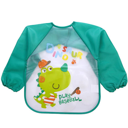 Feeding Baby Bibs Waterproof Bandana Cute Full Sleeved Bibs for Baby Girl Bib Saliva Boy Burp Cloths Newborn Slabbetjes Things