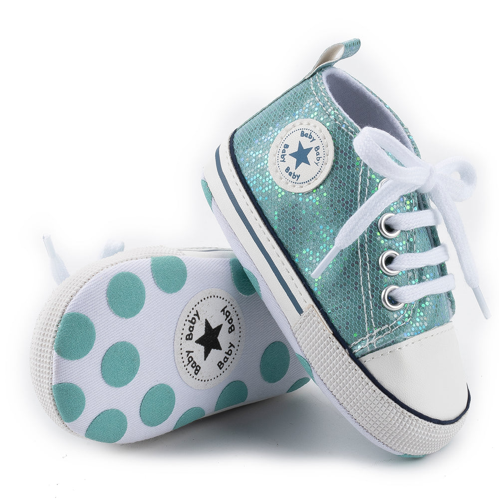 Baby Girls Boys Shoes Infant Canvas Shoes Casual Sneakers for First Walkers 3-18 Months