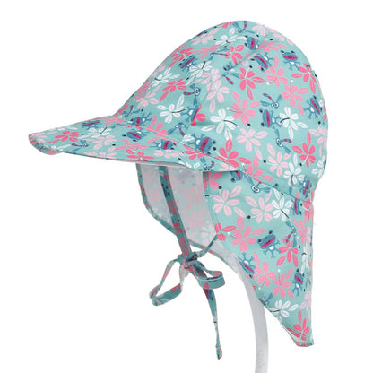 UPF50 + Uv Toddler Infant Kid Sun Cap Summer Outdoor Baby Girls Boys Holiday Cute Cartoon Beach Quick-Dry Hat